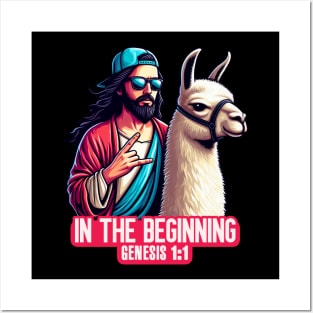 Genesis 1:1 In The Beginning Posters and Art